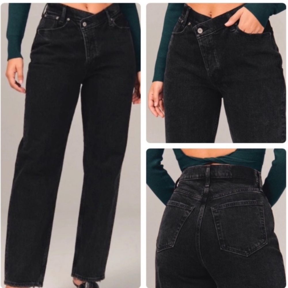 Abercrombie & Fitch The Dad High Rise Jeans